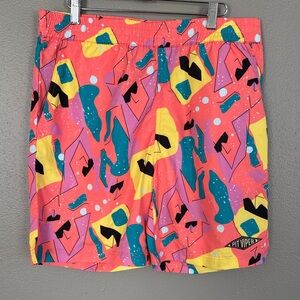 Pit Viper Women's Vibrant Geometric Athletic Shorts